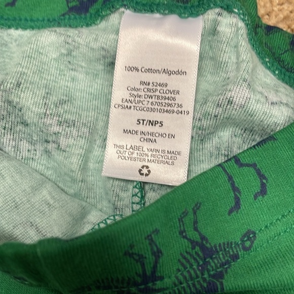 Wonder nation sleepwear dinosaur unisex PJ’s - Picture 3 of 4